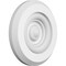Ekena Millwork Standard Grayson Bullseye Rosette with Beveled Edge, 4"W x 4"H x 1/2"P ROSP040X040X050GRY03 - alternate 1